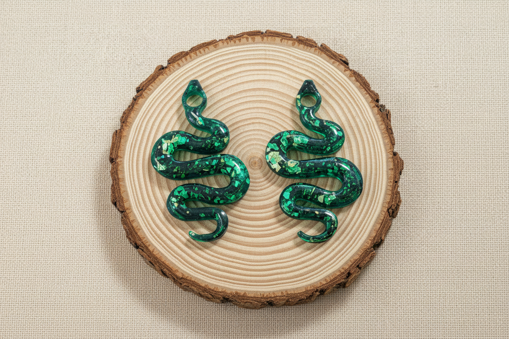Pampilles Émeraude Serpentine