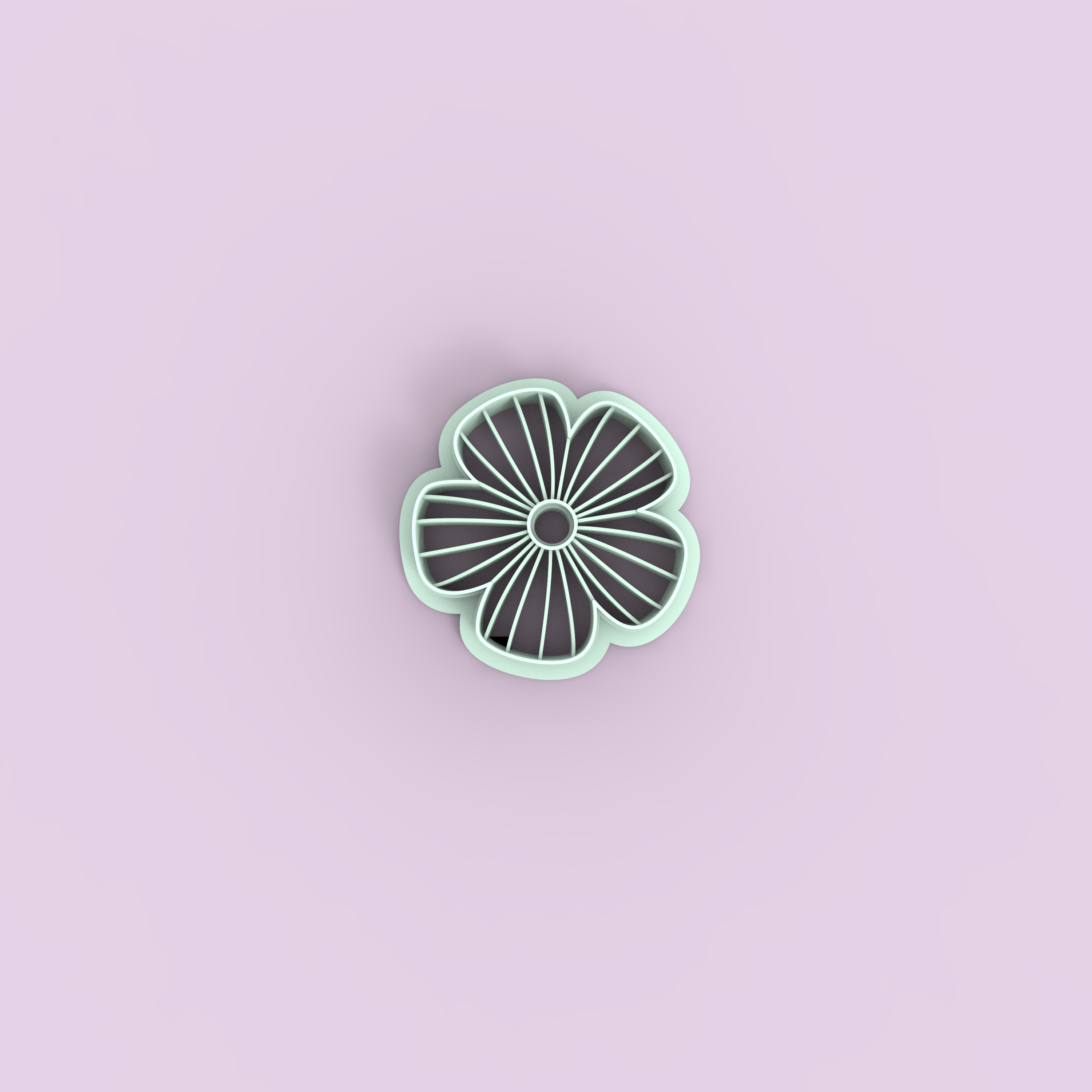 Emporte-pièce fleur ajourée graphique – cutter pâte polymère bijoux DIY pampilles – 20 à 40 mm – EP-193 – fabriqué en France