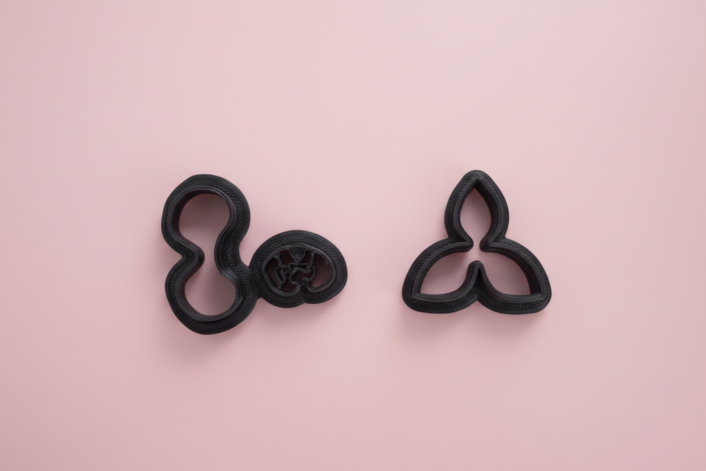 Lot d’emporte-pièces fleur pour bijoux DIY – Motif orchidée – 2,8 cm. EP-89