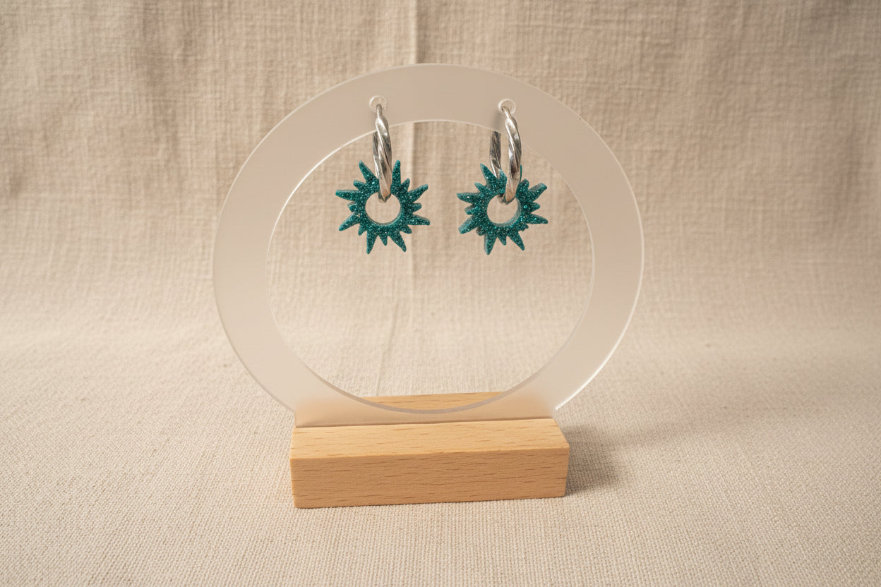 Pampilles soleil turquoise