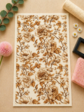 Feuille de transfert pour pâte polymère  – 7,5 x 12 cm – création bijoux DIY. TF116
