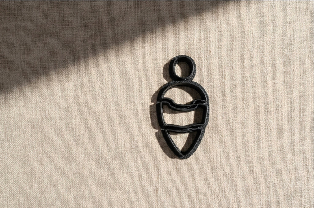 Emporte-pièce pour boucles d’oreilles – Forme géométrique ajourée – DIY argile polymère