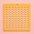 Stencil chevrons pour pâte polymère – Pochoir motif zigzag