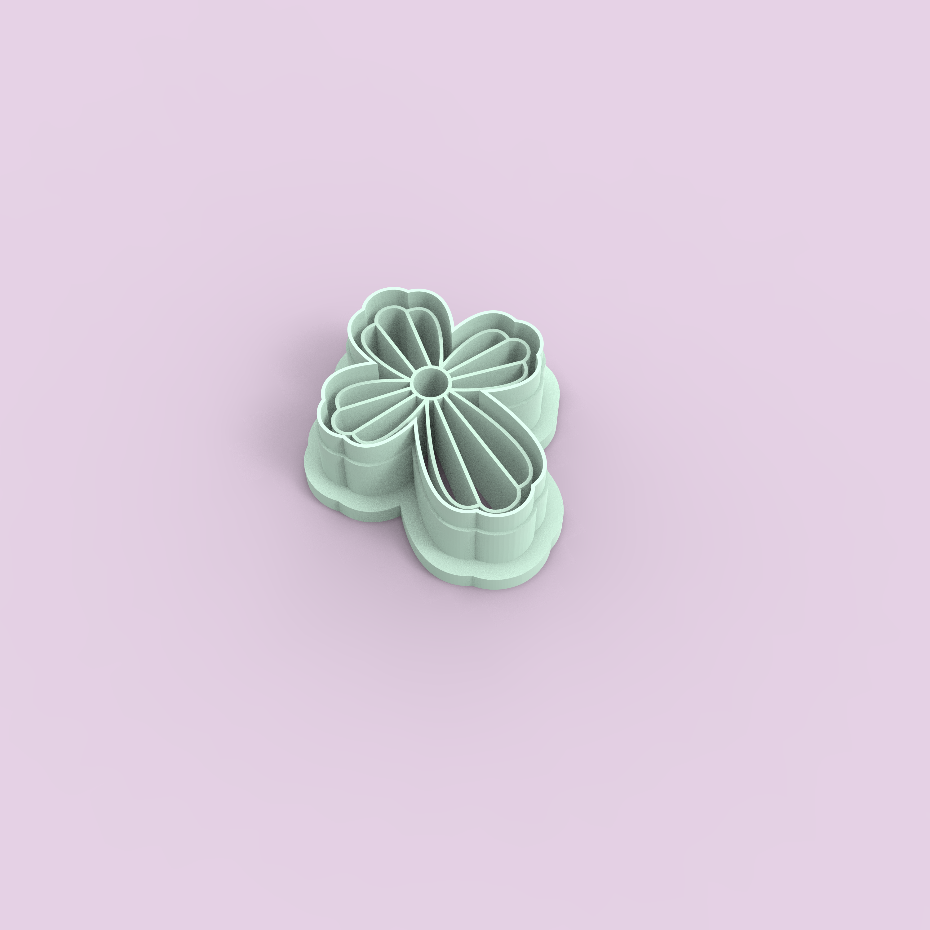 Emporte-pièce fleur croix ajourée – cutter pâte polymère bijoux DIY pampilles – 25 à 40 mm – EP-196 – fabriqué en France