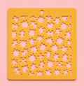 Stencil motif puzzle pour pâte polymère – Pochoir texture puzzle – ST-13