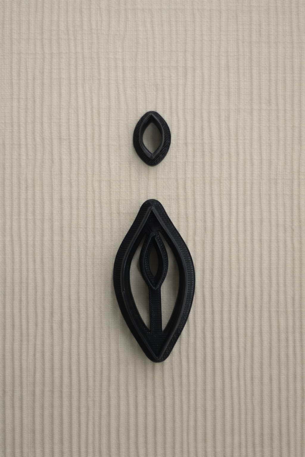 Lot de 2 emporte-pièces goutte ajourée pour bijoux DIY – Petit et grand format
