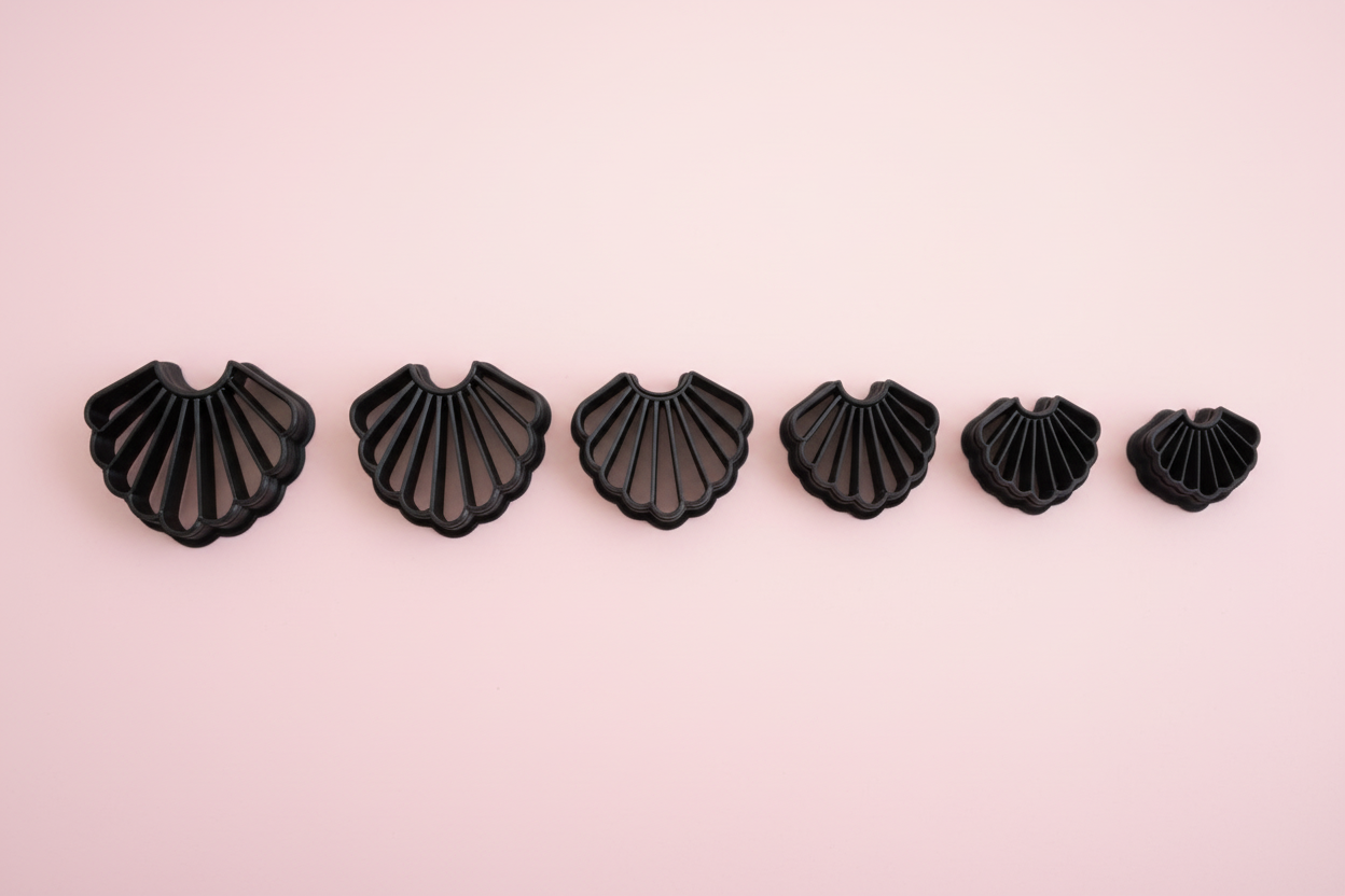 Emporte-pièce coquillage bijoux DIY – 6 tailles au choix – de 20 à 45 mm