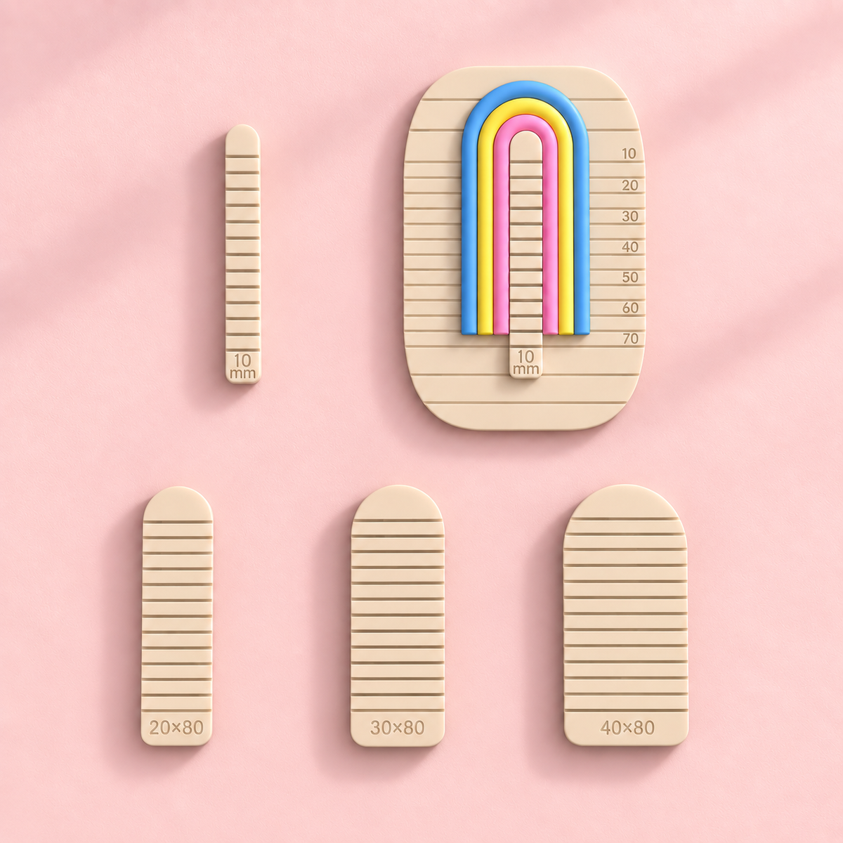 Kit de guides pour arches – 4 formats – Outil pâte polymère