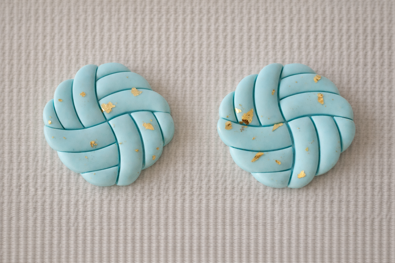 Emporte-pièce pour boucles d’oreilles – DIY bijoux – Forme tressée graphique – 1 pièce