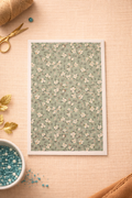 Feuille de transfert pour pâte polymère – Motifs floraux et créatifs – 7 × 12 cm. TF02