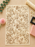 Feuille de transfert pour pâte polymère  – 7,5 x 12 cm – création bijoux DIY. TF114