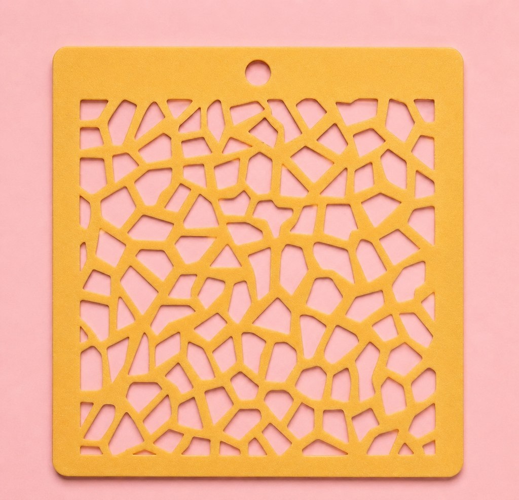Stencil effet pierre naturelle pour pâte polymère – Pochoir texture minérale – ST-14