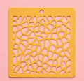 Stencil effet pierre naturelle pour pâte polymère – Pochoir texture minérale – ST-14