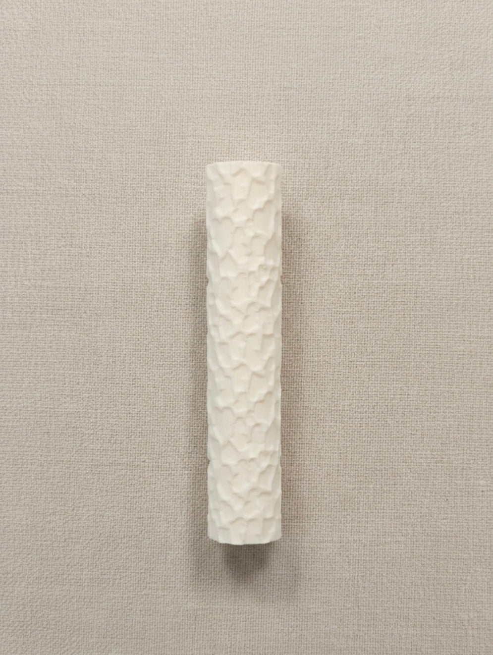 Rouleau texturé cœurs géométriques – 10 cm – Motif moderne pour pâte polymère et bijoux DIY