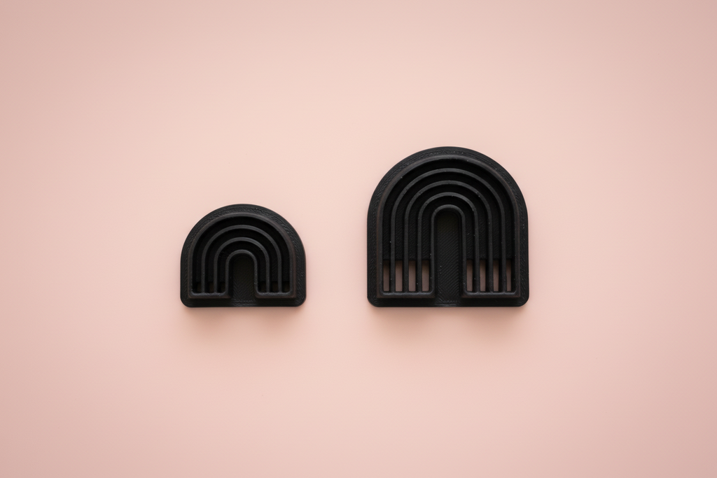 Lot de 2 emporte-pièces arche pour bijoux DIY – Forme arc graphique