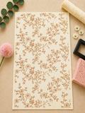 Feuille de transfert pour pâte polymère  – 7,5 x 12 cm – création bijoux DIY. TF115