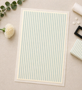 Feuille de transfert rayures bleues pour pâte polymère  – 7,5 x 12 cm – création bijoux DIY. TF77
