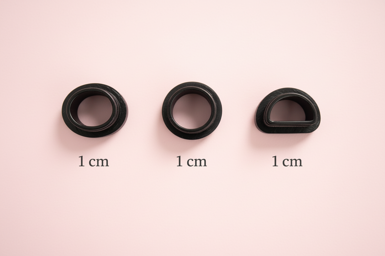 Kit 15 Mini Emporte-pièces Géométriques & Fleurs – 1 à 2 cm – Découpe bijoux pâte polymère – Fabriqué en France