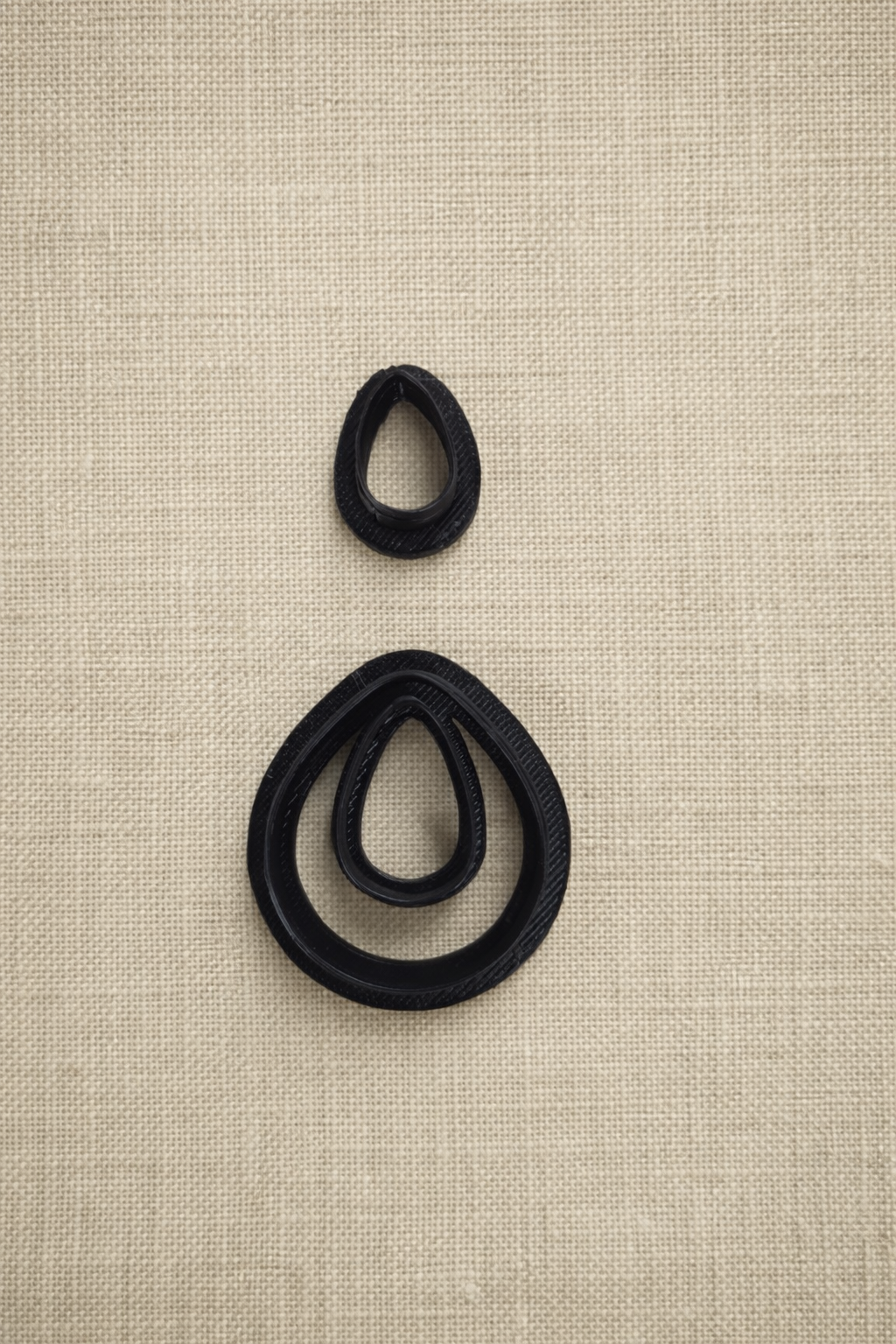 Lot de 2 emporte-pièces goutte pour bijoux DIY – Petit et grand format